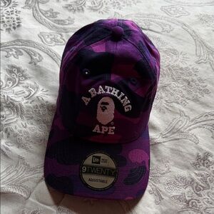 Bape Purple Camo Cap